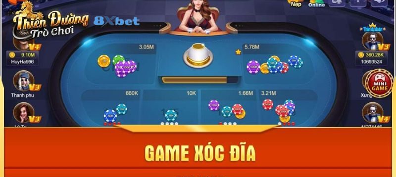 xóc đĩa đổi thưởng 8xbet - Trò chơi có độ phủ sóng rộng rãi