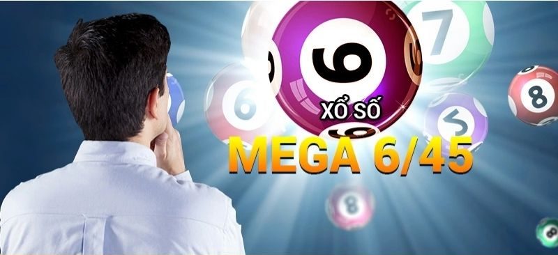 Loại hình xổ số Mega 6/45 8xbet